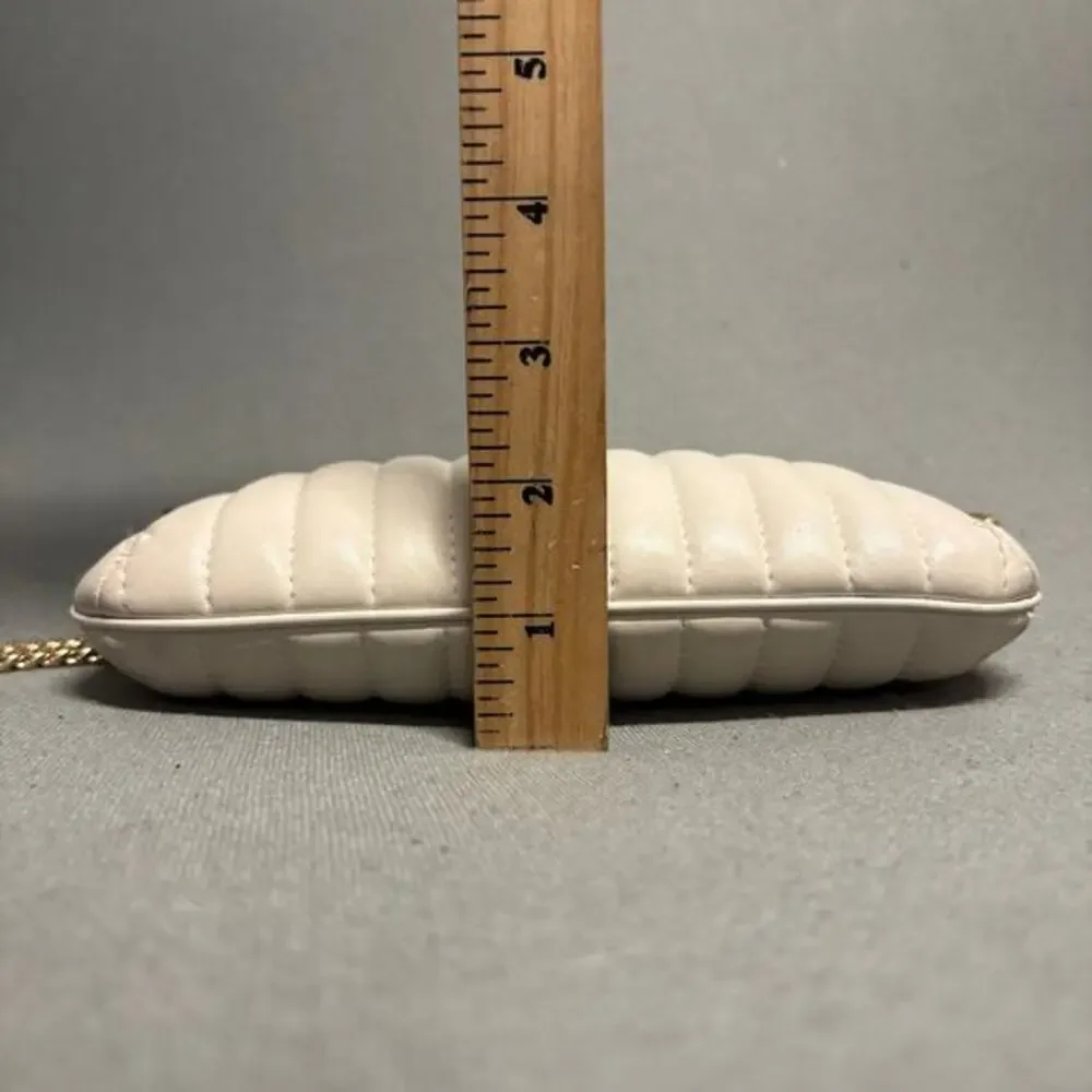 Coach Nolita 19 With Chain With Linear‎ Quilting Chalk White - Picture 13 of 16